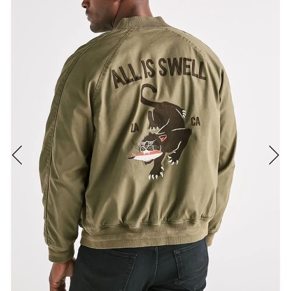 Lucky Brand Embroidered Souvenir Jacket